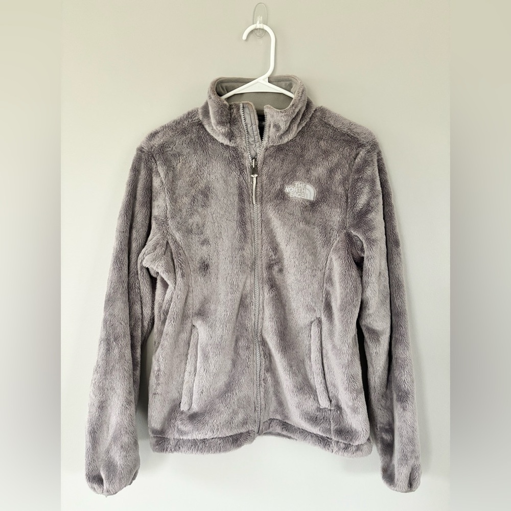 Grey Osito North Face Jacket